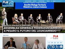 Tablet Screenshot of federlegnoarredo.it